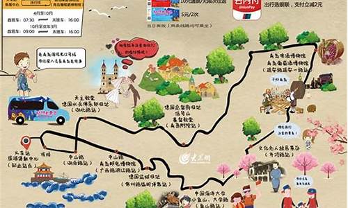 青岛旅游线路地图_青岛旅游路线规划设计